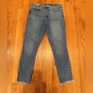GAP Women's Cropped Blue Jeans